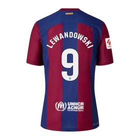 FC Barcelona Lewandowski 9 Barn Hjemmedrakt 2023-24 Kortermet